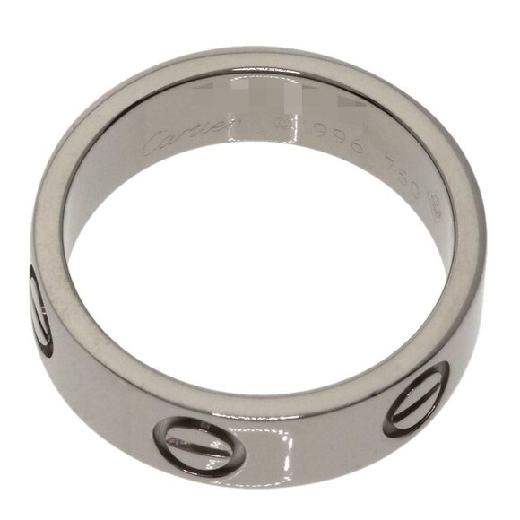 CARTIER 18k White Gold Love Ring #51 - Picture 4 of 9